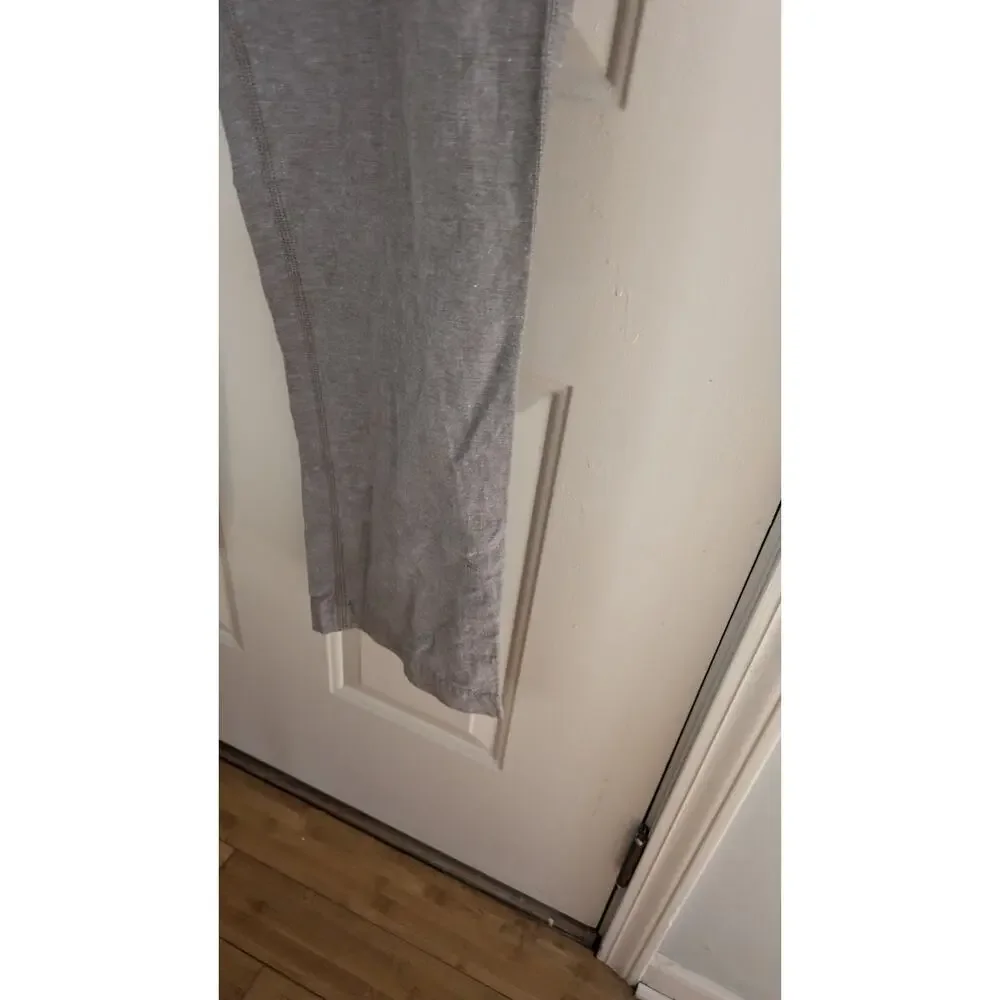Banana Republic Grey Linen Cotton Blend Pants, Size 38/32 Straight Fit Slacks